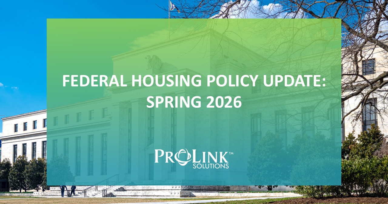 Federal Housing Policy Update: Spring 2026